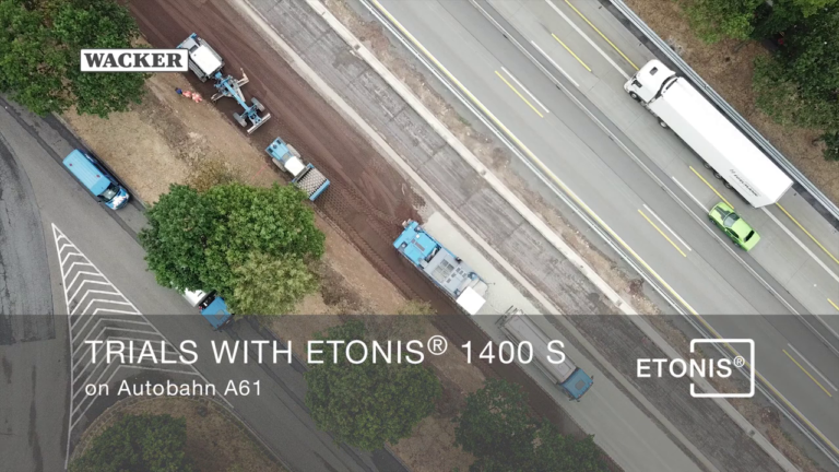 Trials with ETONIS® 1400 S on Autobahn A61